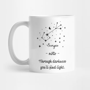 Key phrases of the zodiac signs: Scorpio Mug